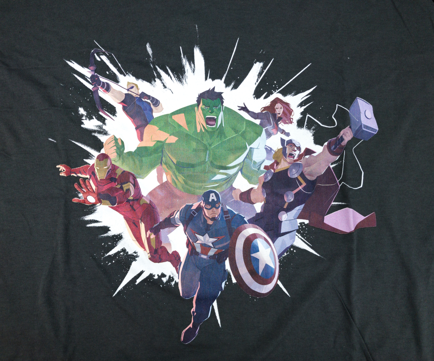 Marvel's The Avengers Raglan Tshirt Loot Crate